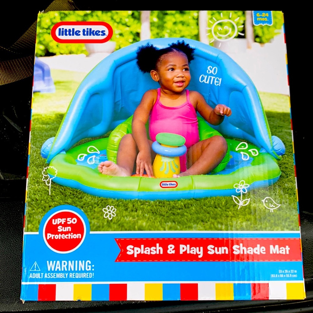 Little tikes splash & play sun shade mat. 6-24 months